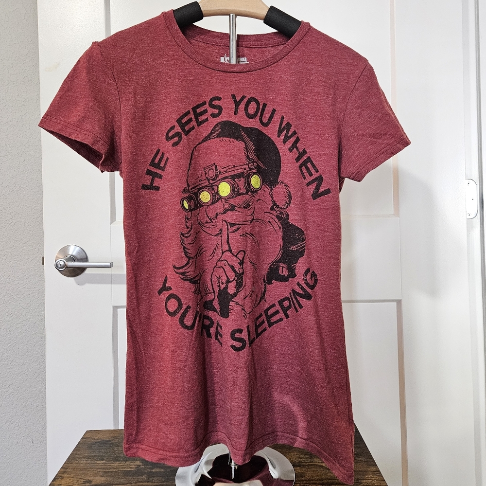 Ranger Up holiday t-shirt, red, size small
